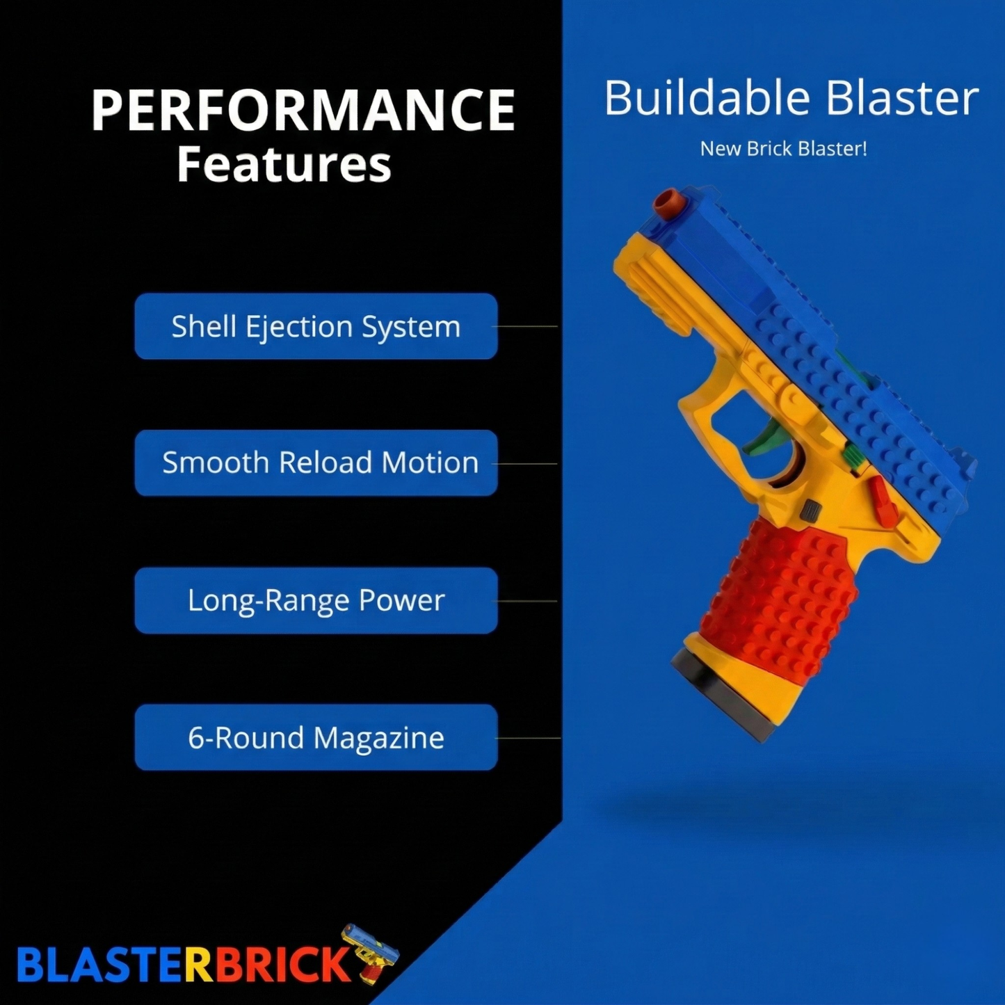 TheBlasterBrick™ Buildable Blaster