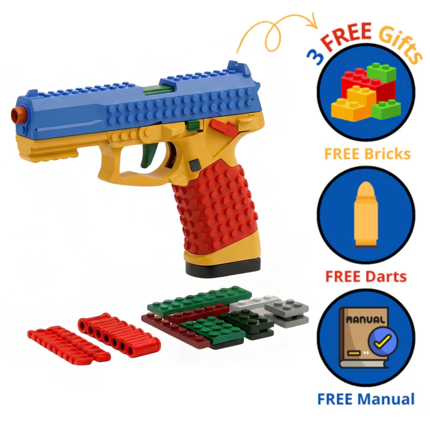 TheBlasterBrick™ Buildable Blaster
